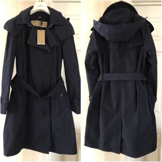 バーバリー(BURBERRY)の【新品】BURBERRY★バーバリータフタトレンチコート UK12 (トレンチコート)