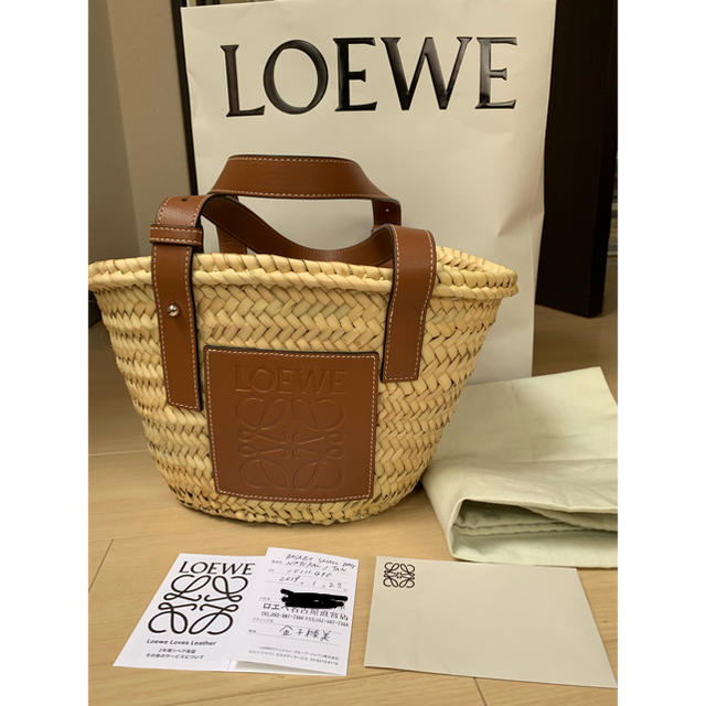 新品 ロエベ LOEWE かごバッグ カゴバッグ  正規店購入 スモール S