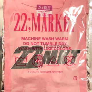 22market 22UP T-shirt ピンク(Tシャツ(半袖/袖なし))