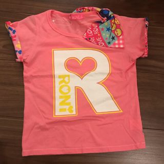 ロニィ(RONI)の mana様専用！RONI  ロニィ デザインTシャツ＆ブルーミニスカート(Tシャツ/カットソー)