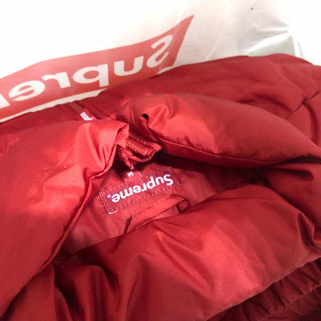 Supreme Bonded Logo Puffy Jacket M 赤 Red 1
