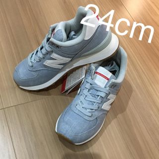 ニューバランス(New Balance)のニューバランス スニーカー 574 ライトブルー(スニーカー)