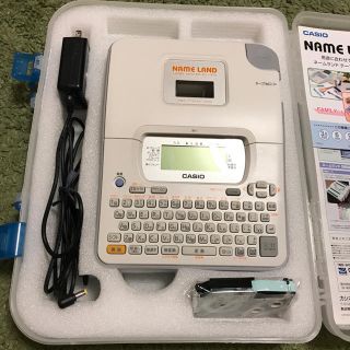 カシオ(CASIO)のあおむし様専用  ラベル作成機♪  NAME LAND ★ほぼ未使用★ (オフィス用品一般)