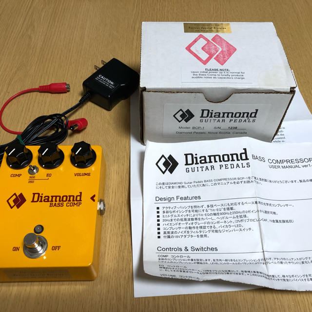 Diamond BASS COMP ダイアモンドベースコンプ 楽器のベース(ベースエフェクター)の商品写真