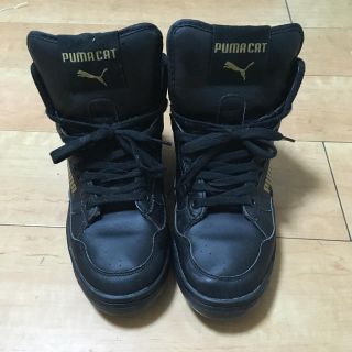 プーマ(PUMA)のPUMA プーマキャット ＬＰＤ（レオパード）　黒×金 スニーカー 送料込(スニーカー)