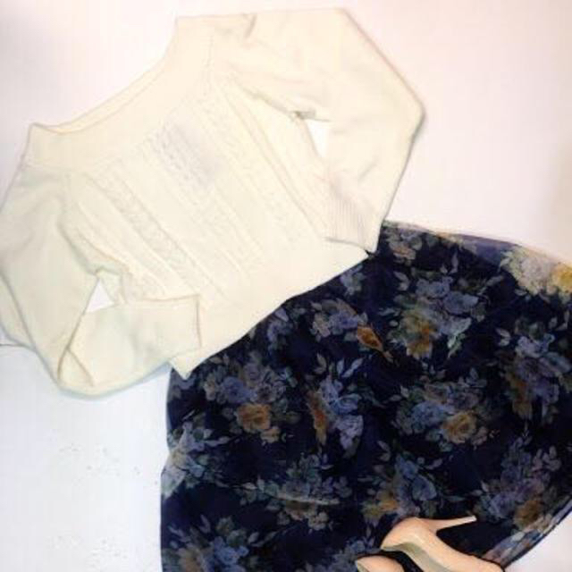 dazzlin(ダズリン)のdazzlin 花柄オーガンジースカート レディースのスカート(ロングスカート)の商品写真