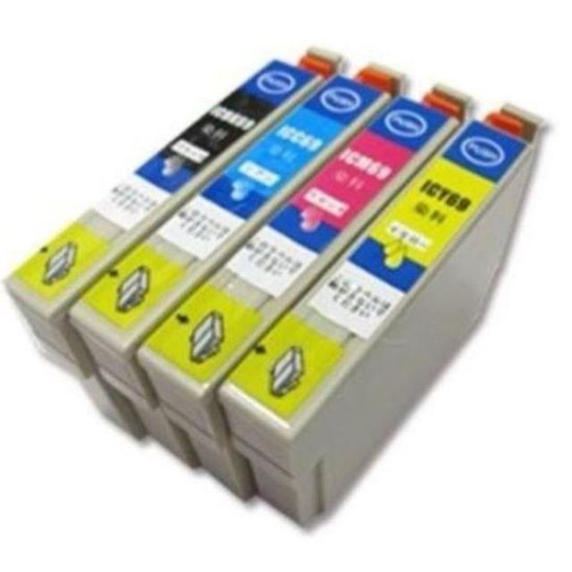 EPSON用 互換インク IC69 IC4CL69 4色セット ICチップ付 スマホ/家電/カメラのPC/タブレット(PC周辺機器)の商品写真