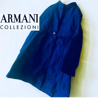 ハイク(HYKE)の超美品◆ ARMANI COLLEZIONI 25万 アルマーニ シルクコート(トレンチコート)