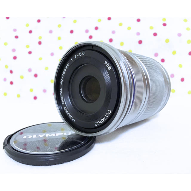 新品❤️OLYMPUS 望遠レンズ M.ZUIKO 40-150mm シルバー - レンズ(ズーム)