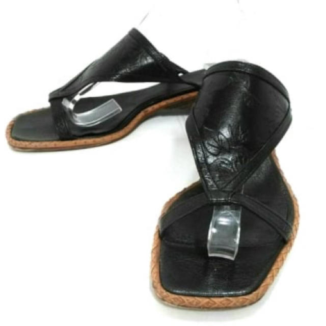 INDIVIDUAL(インディビジュアル)の【本革】INDIVIDUAL レザー サンダル 23.5 レディースの靴/シューズ(サンダル)の商品写真
