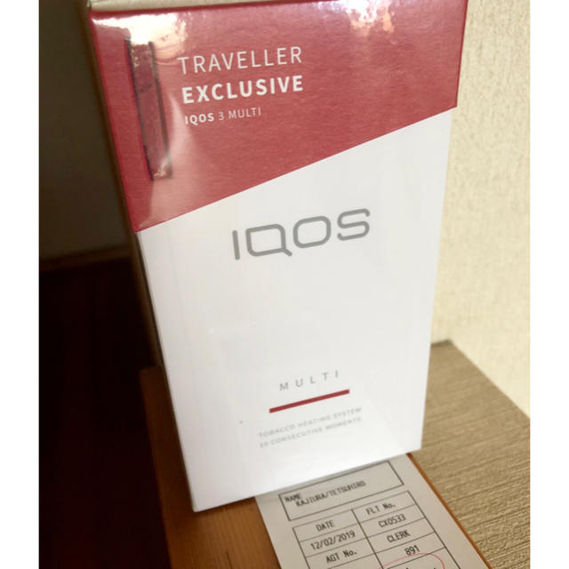 iQOS3 マルチ 本体 ラディアンレッド 免税店限定 アイコス3