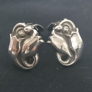 ジョージジェンセン(Georg Jensen)のGeorg Jensen チューリップ イヤリング100A ジョージ ジェンセン(イヤリング)