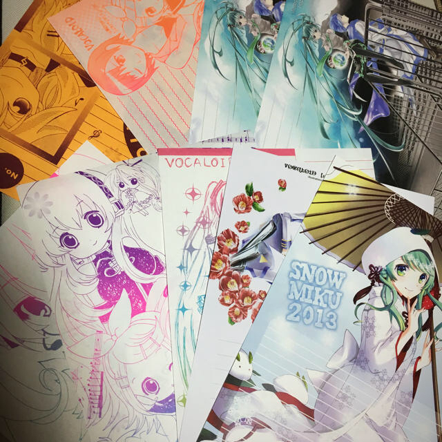 ボカロキャラ同人便箋セット エンタメ/ホビーのCD(ボーカロイド)の商品写真