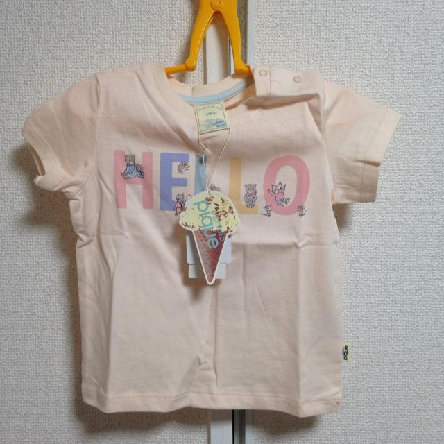 gelato pique(ジェラートピケ)の新品タグ付き ピケTシャツ 80サイズ キッズ/ベビー/マタニティのキッズ服女の子用(90cm~)(Tシャツ/カットソー)の商品写真