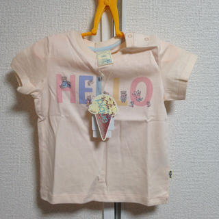 ジェラートピケ(gelato pique)の新品タグ付き ピケTシャツ 80サイズ(Tシャツ/カットソー)