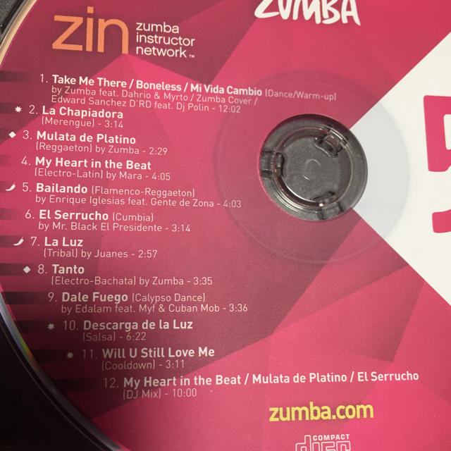 Zumba(ズンバ)のzin52   ズンバCD エンタメ/ホビーのCD(クラブ/ダンス)の商品写真