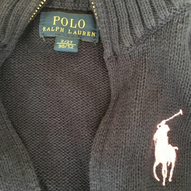 Ralph Lauren(ラルフローレン)の90センチ ニットアウター キッズ/ベビー/マタニティのキッズ服女の子用(90cm~)(ジャケット/上着)の商品写真