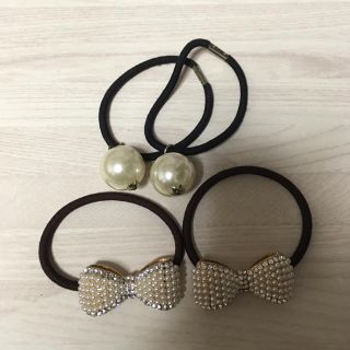 スリーコインズ(3COINS)の(全品SEAL中さん専用)ヘアゴム4点セット＋長袖トップス(ヘアゴム/シュシュ)