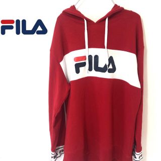 フィラ(FILA)のFILA パーカー 赤(パーカー)