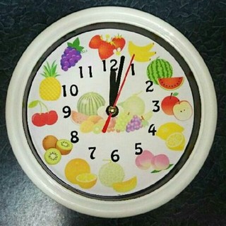 フルーツ 果物 掛け時計(知育玩具)