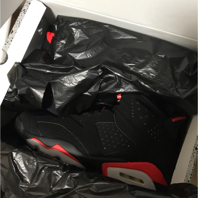 30cm air jordan 6 infrared black