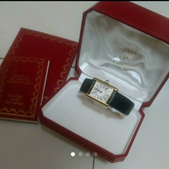 ファッション小物Cartier ♡マストタンク オパラン♡希少♡SM