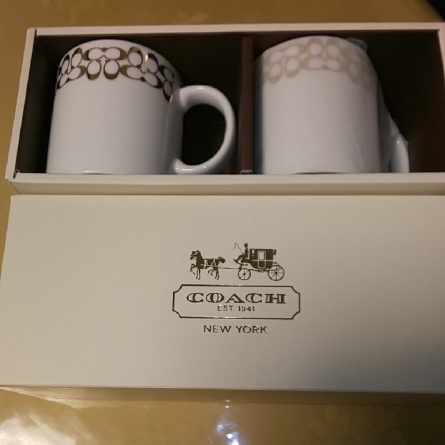 COACH(コーチ)のコーチ ペアカップ インテリア/住まい/日用品のキッチン/食器(グラス/カップ)の商品写真