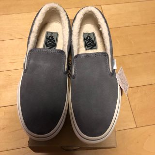 ヴァンズ(VANS)の新品未使用 VANS SLIP ON V98CL MTN2 23.5 グレー(スニーカー)