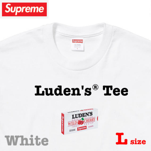 完売‼️Supreme Luden's Tee 白 Lサイズ 新品 送料込み