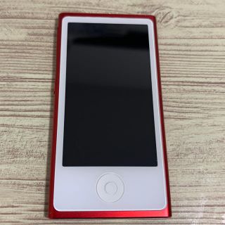 アップル(Apple)のiPod nano 第7世代 16GB product Red(ポータブルプレーヤー)