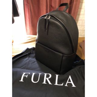 Furla フルラ レザーバックパック　ブラック