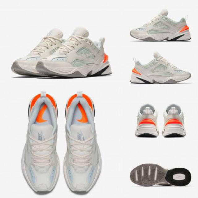 NIKE(ナイキ)のNIKE M2K Tekno phantom ホワイト/オレンジ レディースの靴/シューズ(スニーカー)の商品写真