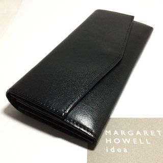 マーガレットハウエル(MARGARET HOWELL)の展示品！マーガレットハウエル かぶせ長財布 リアルレザー日本製 お財布e852(財布)