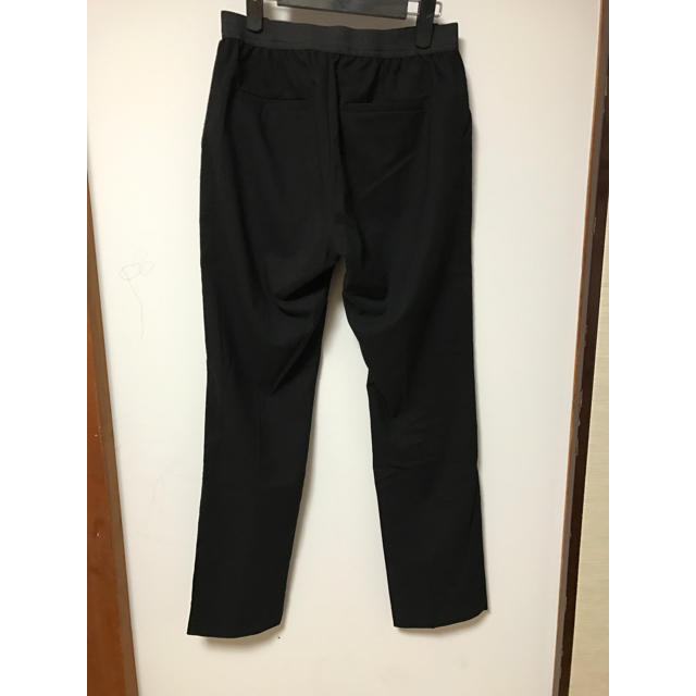 INDEX(インデックス)のワールド index 黒 ブラック パンツ ズボン スラックス L レディースのパンツ(カジュアルパンツ)の商品写真
