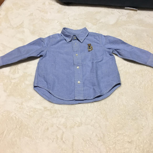 Ralph Lauren(ラルフローレン)のラルフローレン ポロベア カッターシャツ サイズ90 キッズ/ベビー/マタニティのキッズ服男の子用(90cm~)(Tシャツ/カットソー)の商品写真