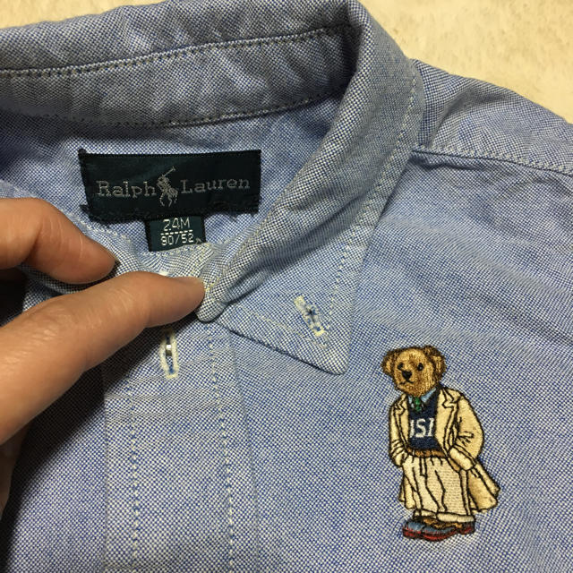 Ralph Lauren(ラルフローレン)のラルフローレン ポロベア カッターシャツ サイズ90 キッズ/ベビー/マタニティのキッズ服男の子用(90cm~)(Tシャツ/カットソー)の商品写真