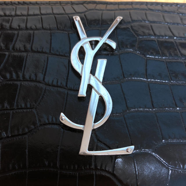 Saint Laurent サンローラン　クロコ　長財布