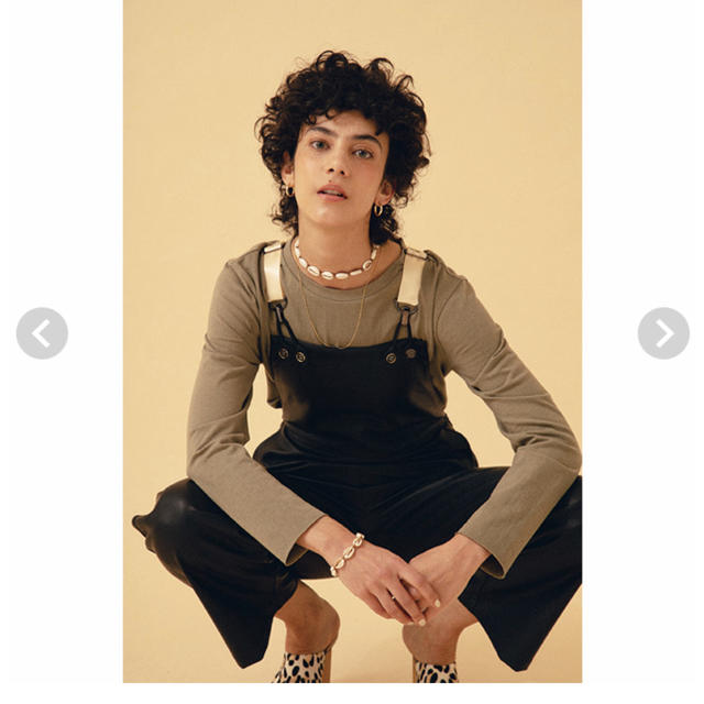 searoomlynn ECOレザーサロペット-