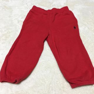 ラルフローレン(Ralph Lauren)のラルフローレン 赤色スウェット 裏起毛 サイズ90(パンツ/スパッツ)