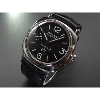 パネライ(PANERAI)の美品　N番　PAM00380 パネライ ラジオミール 手巻き ブラックシール (腕時計(アナログ))