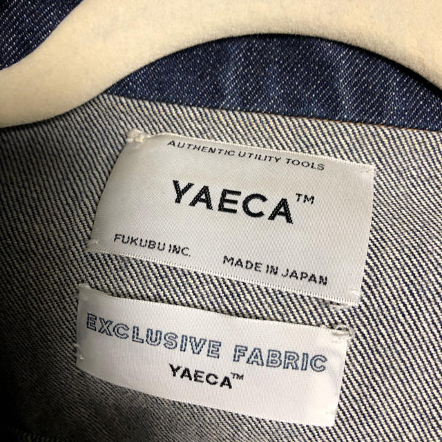 YAECA(ヤエカ)のYAECA ヤエカ デニムジャケット メンズのジャケット/アウター(Gジャン/デニムジャケット)の商品写真