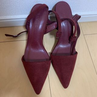 エモダ(EMODA)のEMODA  エモダ ☆ ストレートカットshose  M ボルドー(ハイヒール/パンプス)