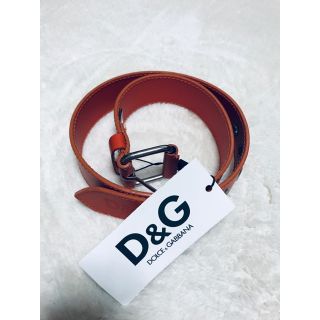 ディーアンドジー(D&G)のＤ＆Ｇ☆リアルレザーベルト☆新品タグ付き(ベルト)