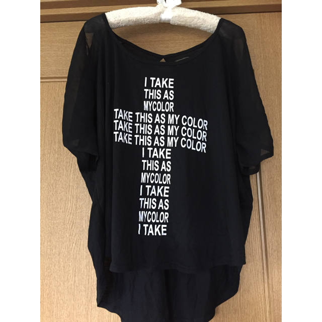 CECIL McBEE(セシルマクビー)の背中ちょいあきT☆ レディースのトップス(Tシャツ(半袖/袖なし))の商品写真