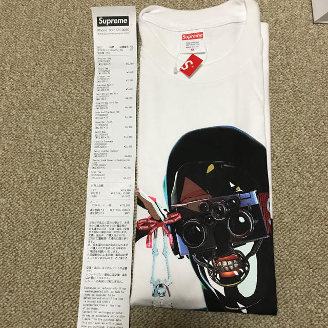 Supreme(シュプリーム)のsupreme creeper tee white M メンズのトップス(Tシャツ/カットソー(半袖/袖なし))の商品写真