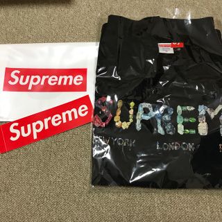 シュプリーム(Supreme)のsupreme rocks tee black M(Tシャツ/カットソー(半袖/袖なし))