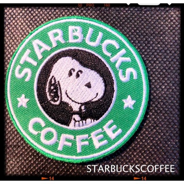 レア SNOOPY スヌーピー パロディースタバ Starbucks ワッペン の通販 by 金土日発送休み ̈⃝⋆* Snoopy☾Cafe｜ラクマ