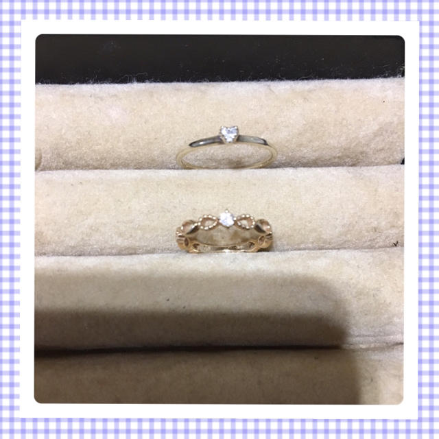 NOJESS(ノジェス)のNOJESS✨agete ✨リング2本 🌸 レディースのアクセサリー(リング(指輪))の商品写真