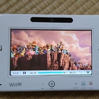 ウィーユー(Wii U)の【比較的美品 オマケ付】WiiU ゲームパッド & シリコンカバー(家庭用ゲーム機本体)