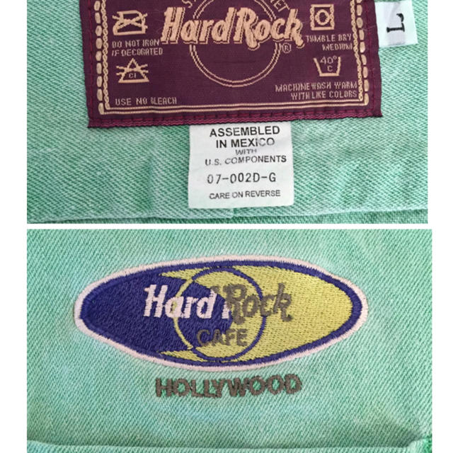 ROCK HARD(ロックハード)のHARD ROCK CAFE 古着 90年代 メンズ デニムシャツ メンズのトップス(シャツ)の商品写真